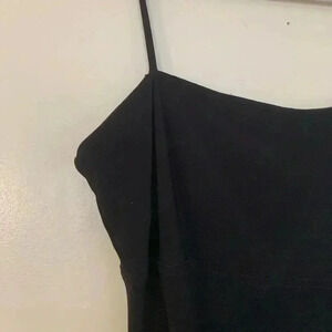 Joseph Ribkoff jersey like knit  black cocktail dress w gathers at the waist